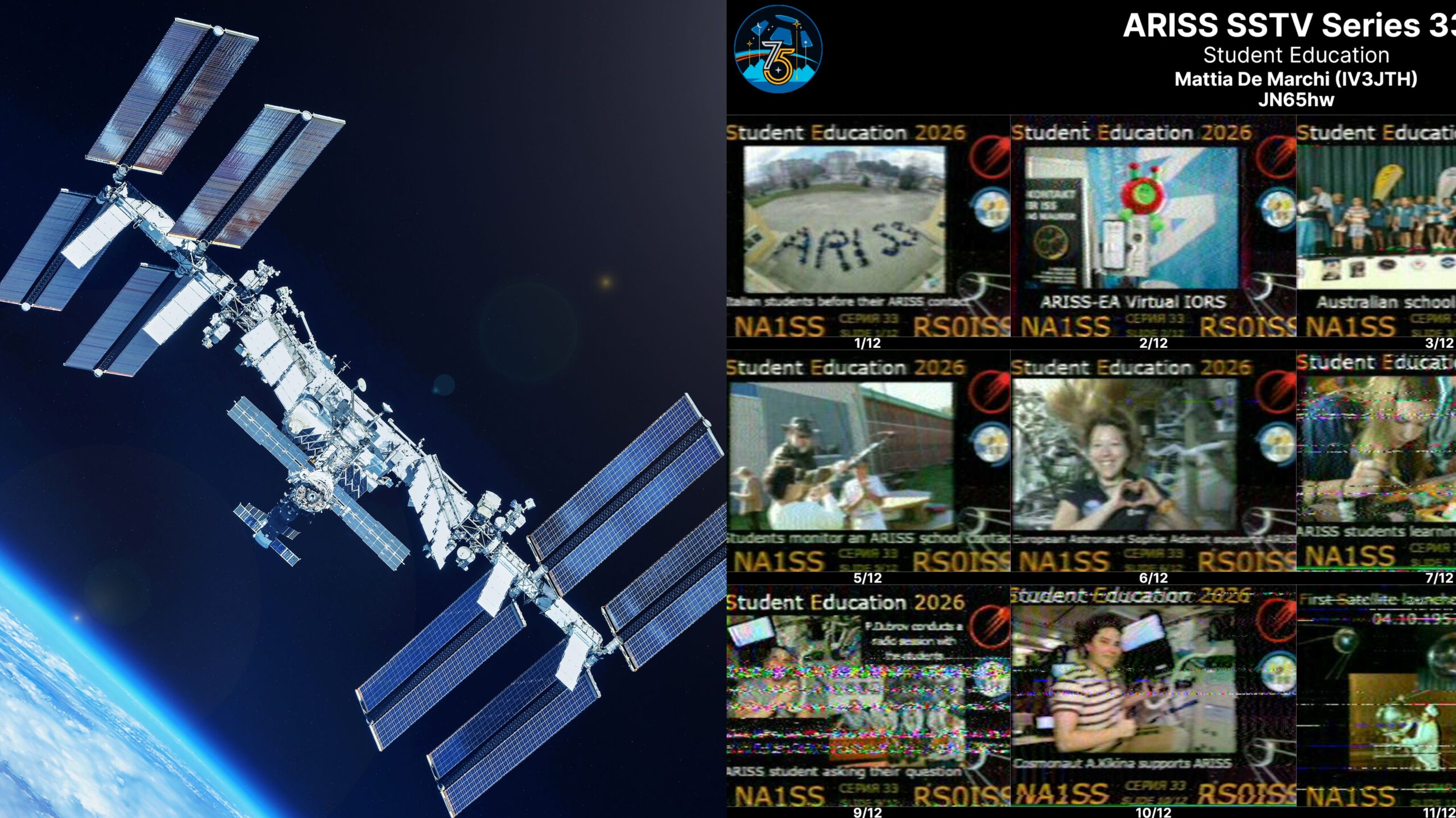 ARISS SSTV Series 33 – “Student Education”